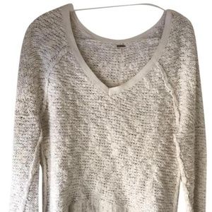 Free People Knit White Sweater